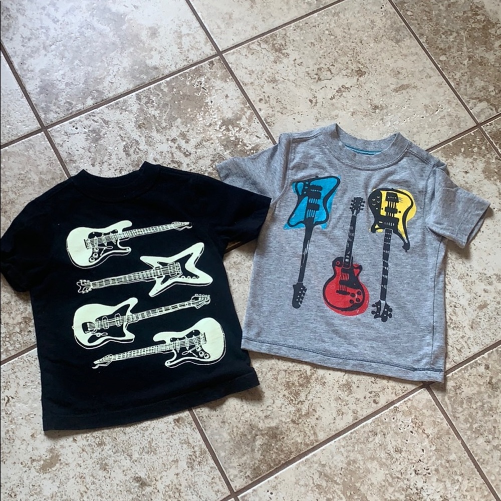 Old Navy size 2T guitar t shirts